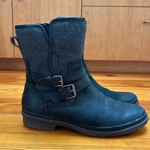Woman’s Black Ugg Boots Size 10